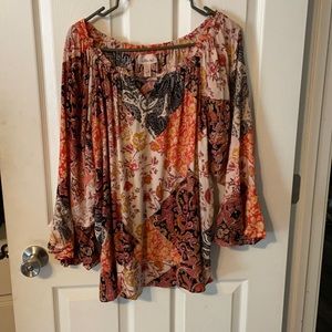 Boho flowy top from the Buckle